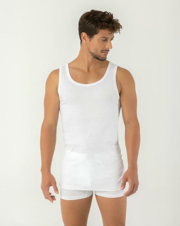 Muška potkošulja Leo - Bela, M